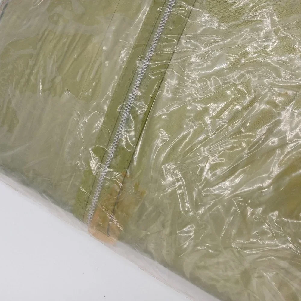 Vintage 1966 Bogene Garment Bag Avocado Green NOS New Old Stock Closet Organizer